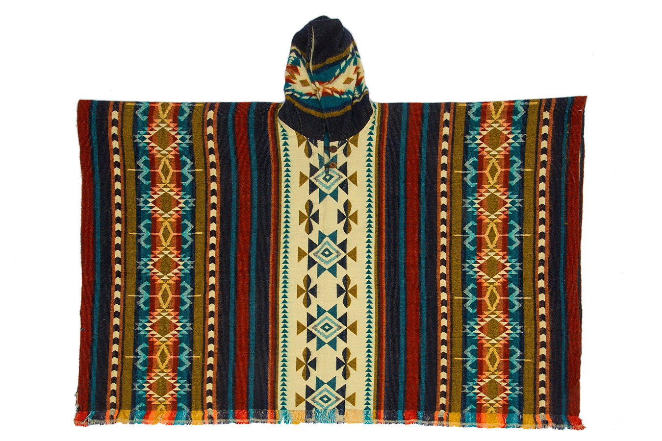 EcuaFina Poncho Paleo Kleurmix