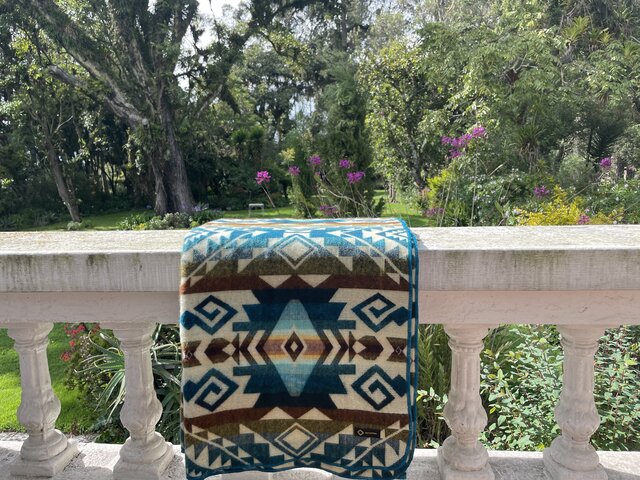 EcuaFina Alpaca Native Deken - Chimborazo - Kleurenmix - Sustainable - Interieur