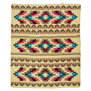 EcuaFina Alpaca native blanket - Antisana - Purple