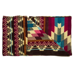 EcuaFina Alpaca native blanket - Antisana - Purple