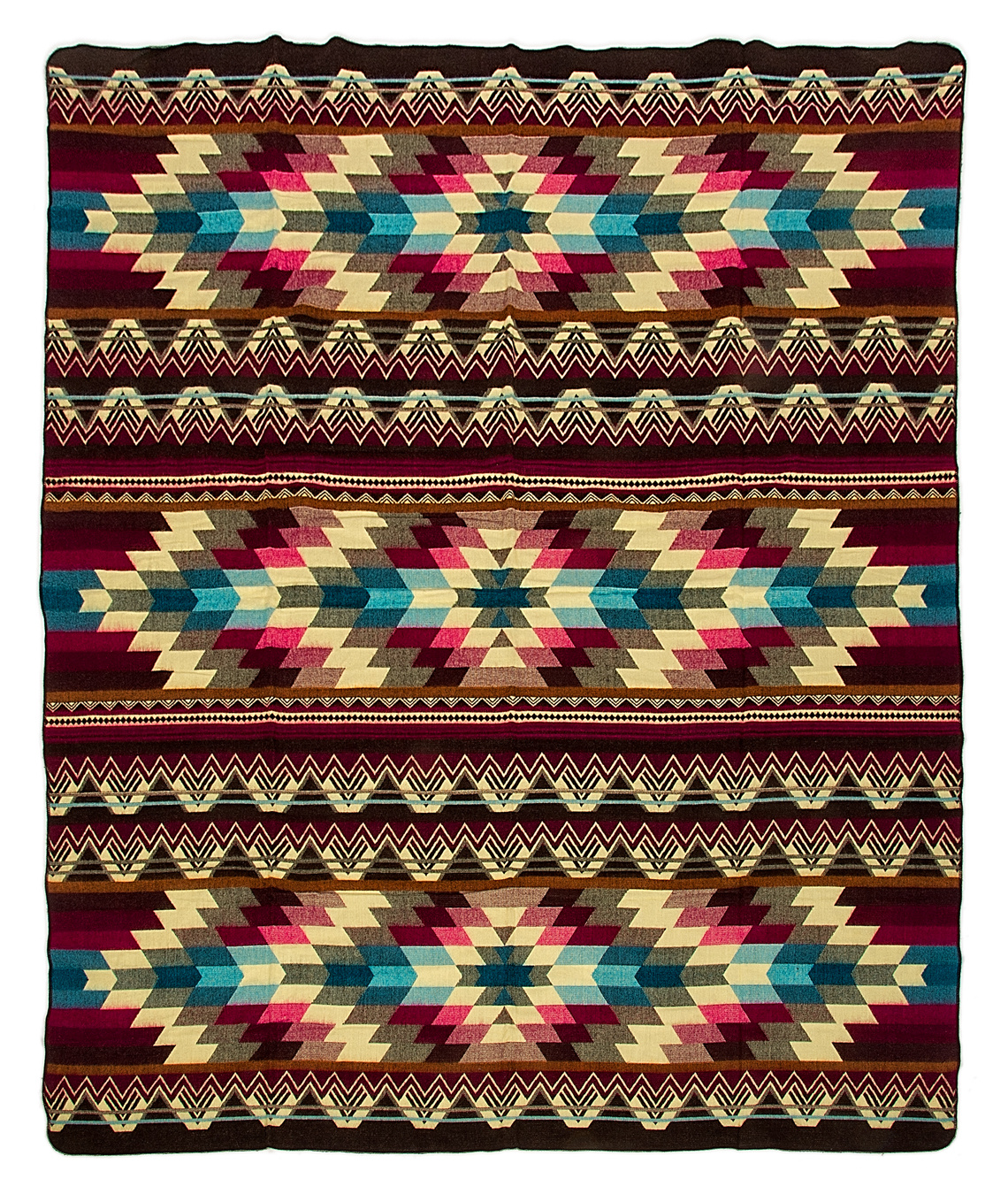 EcuaFina Couverture équatorienne en Alpaga - Antisana - Violet