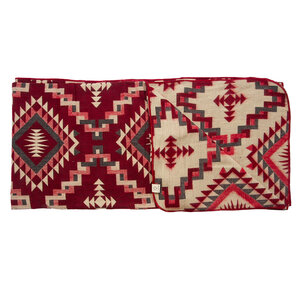 EcuaFina Alpaca native blanket Chimborazo Rot