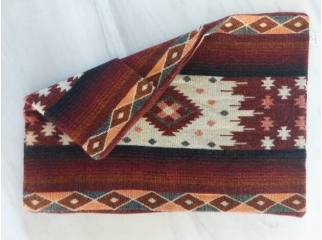 EcuaFina COVER Kissen Quilotoa Rot 40x60