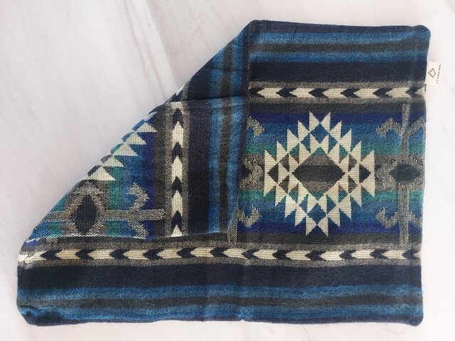 EcuaFina COVER- Pillow Cotopaxi Blauw 40x60