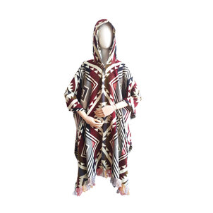 EcuaFina Poncho Entente Rood