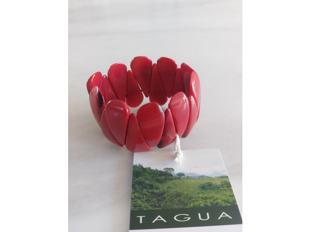 EcuaFina Tagua Bracelet Triangle Brown