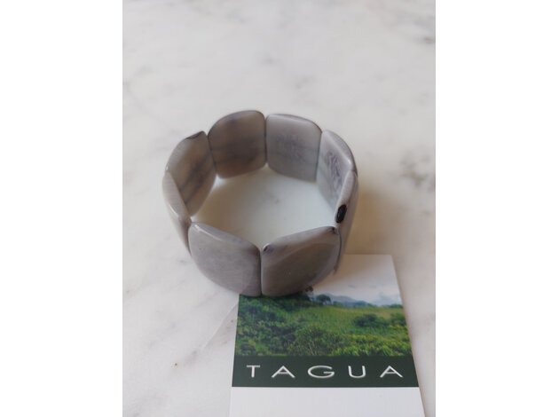 NayaNayon Bracelet en Tagua Carré Gris
