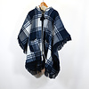 Poncho  Cuadrado - Blau