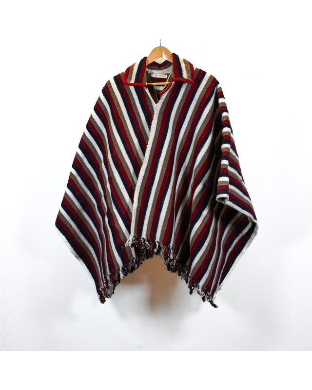 EcuaFina Poncho Chagra - Lechuza - reine Wolle