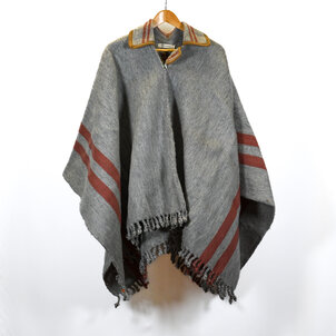 EcuaFina Poncho Chagra Pava - 100% laine