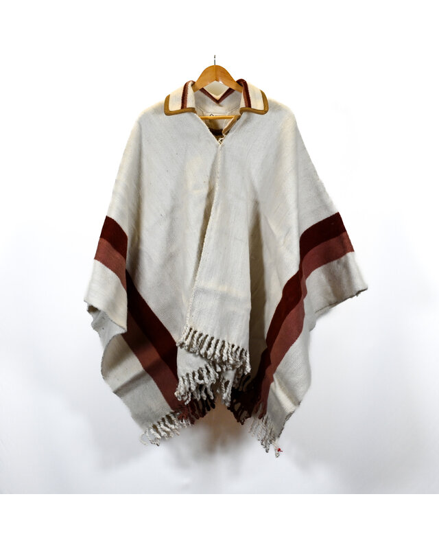 EcuaFina Poncho Original Chagra Tangara - 100% pure wool