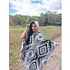 Alpaca Poncho Entente Grey