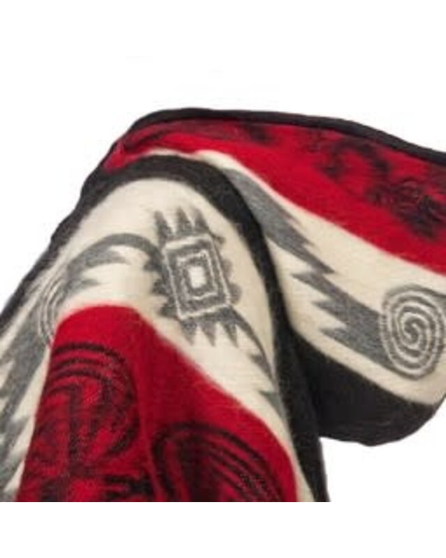 EcuaFina Poncho Maya Schwarz