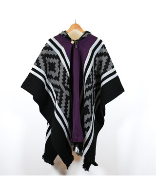 EcuaFina Poncho Mapuche	- Violet = Morado