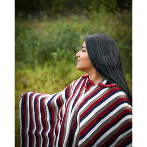 EcuaFina Poncho Chagra - Lechuza - pure laine