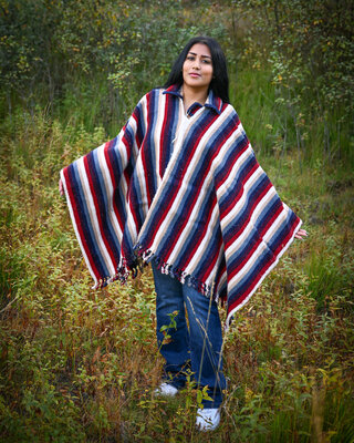 EcuaFina Wollponcho Chagra Cacique