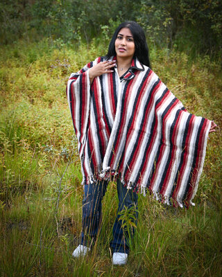 EcuaFina Wollponcho Chagra Condor