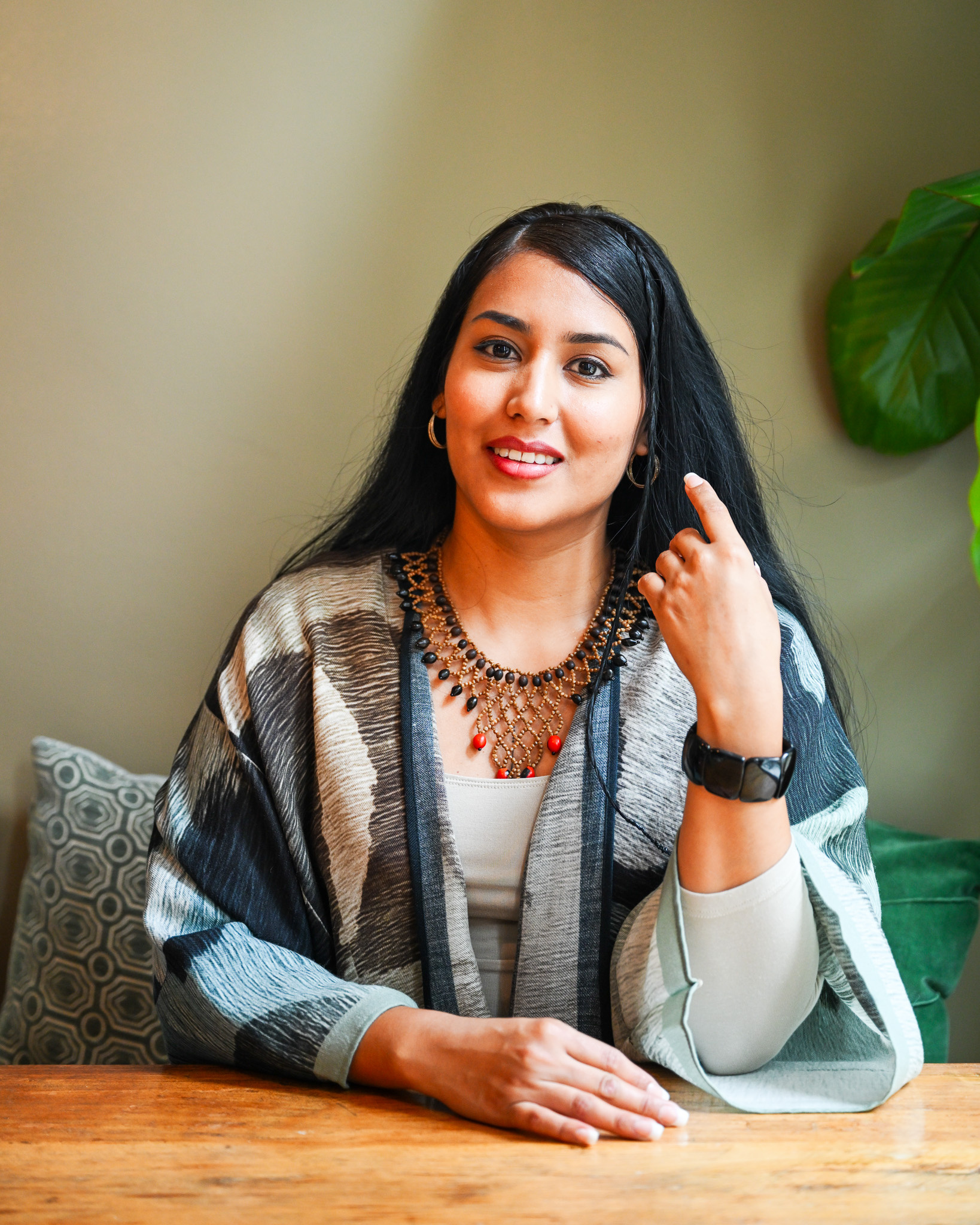 EcuaFina Necklace Mandi Norma - Helps to save the rainforestand