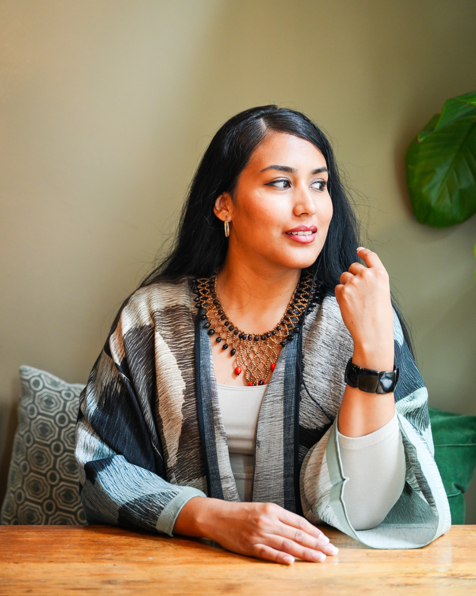 EcuaFina Necklace Mandi Norma - Helps to save the rainforestand