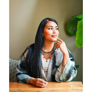 EcuaFina Necklace Mandi Norma - Helps to save the rainforestand