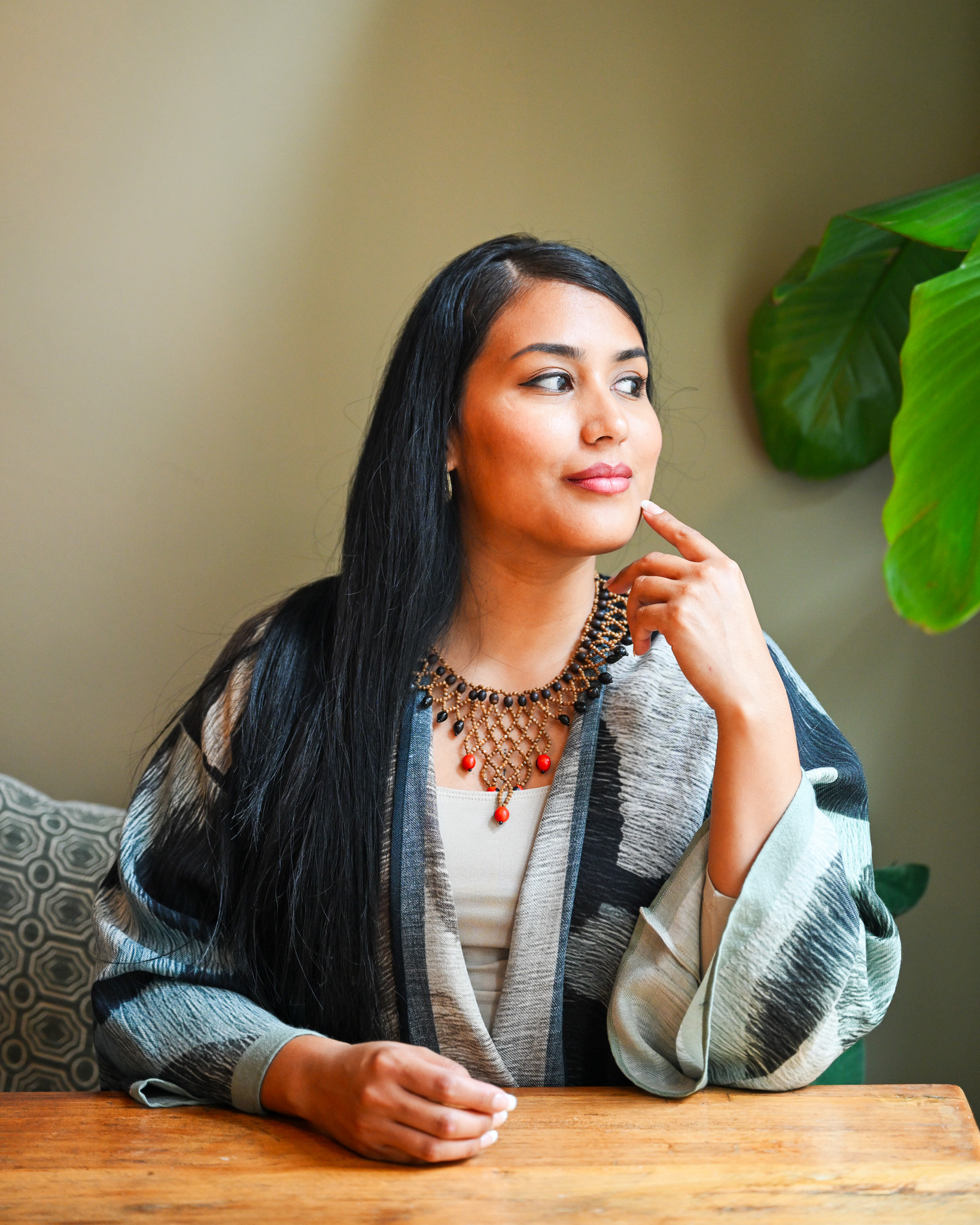 EcuaFina Necklace Mandi Norma - Helps to save the rainforestand