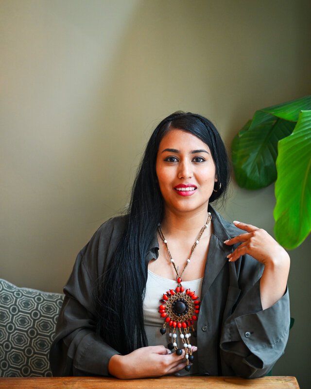 EcuaFina Wunderschöne handgefertigte Halskette: Mandi Sol