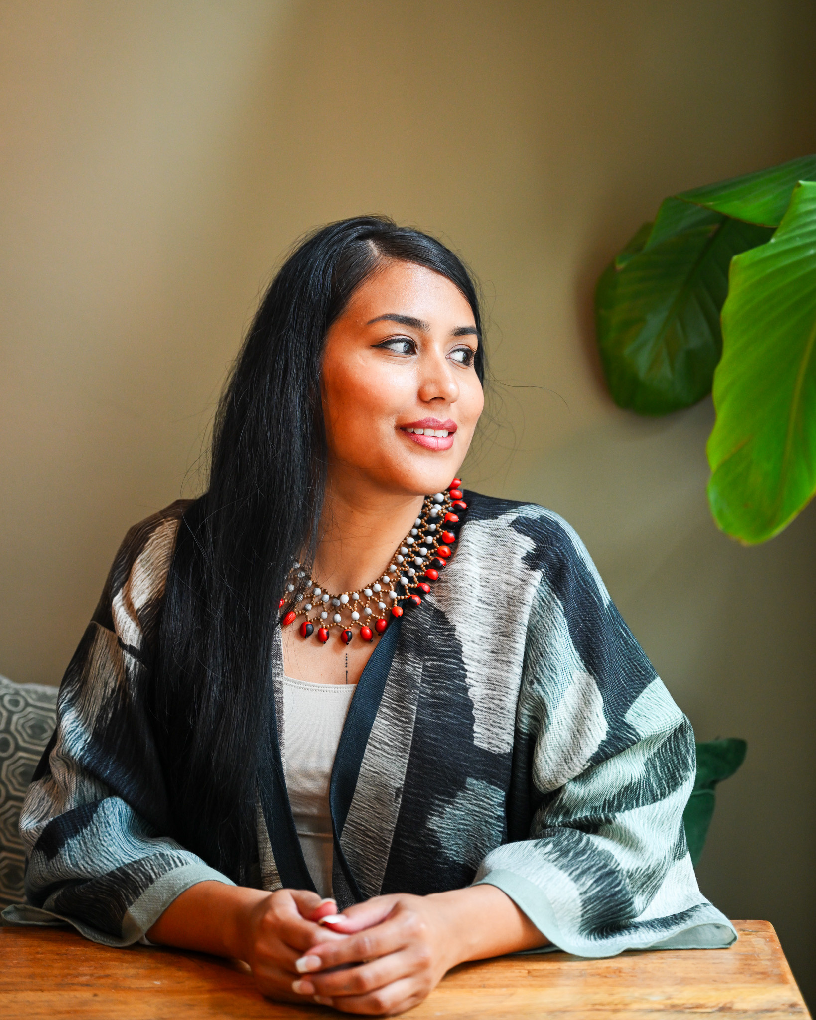 EcuaFina Necklace Mandi Quispe  - Helps to save the Amazone forest