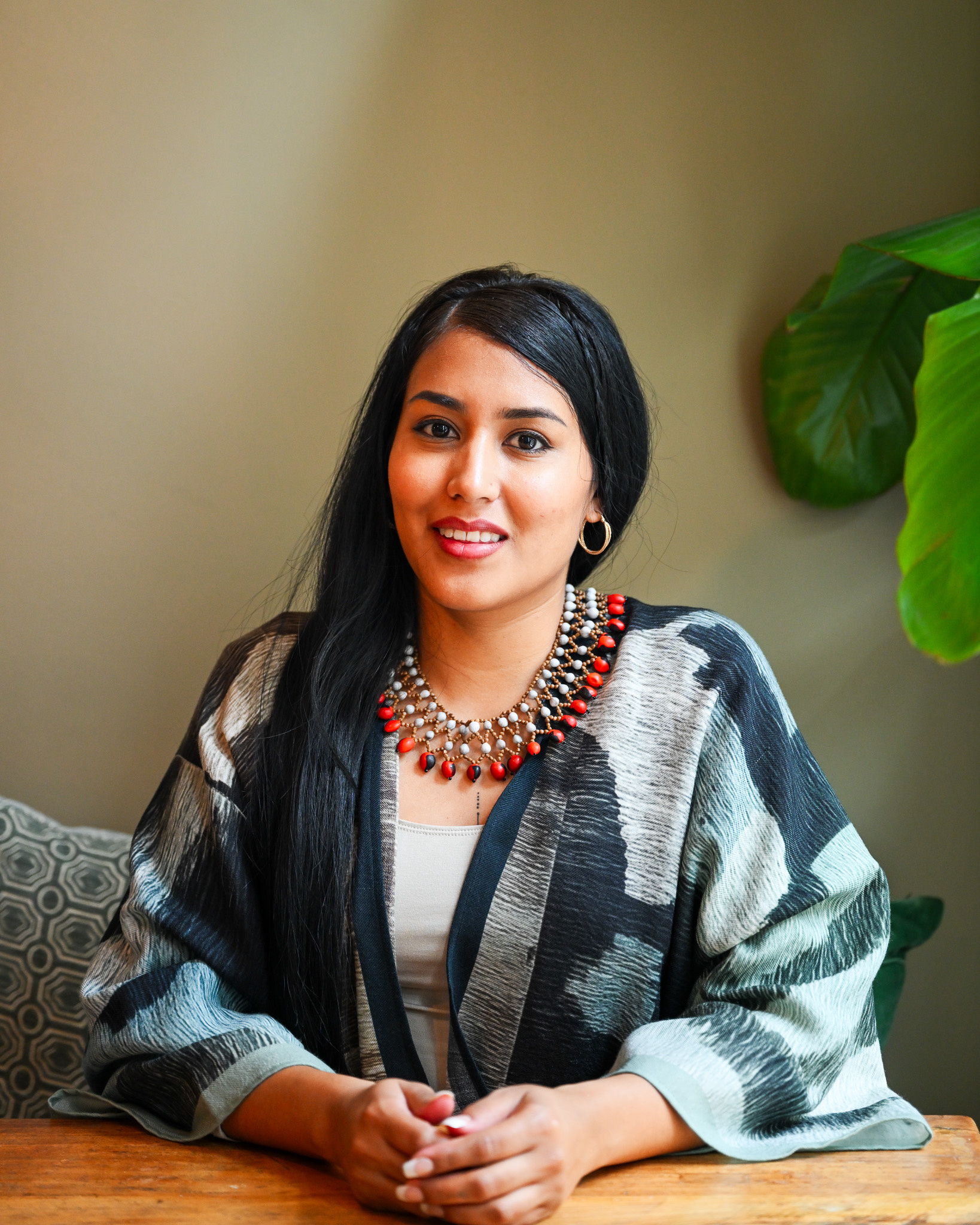 EcuaFina Necklace Mandi Quispe  - Helps to save the Amazone forest