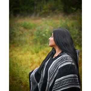 EcuaFina Poncho Elena	- Schwarz