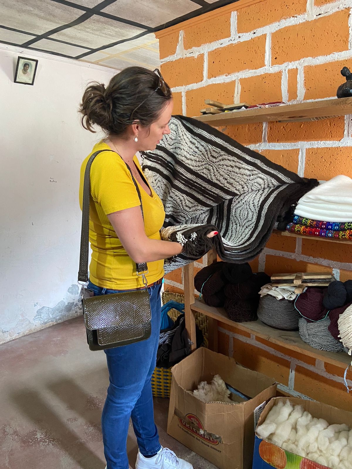 EcuaFina Poncho Elena Bruin