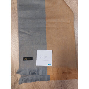 EcuaFina HLAS40- Alpaca scarf 190 cm x 30 - DUBBEL GROEN