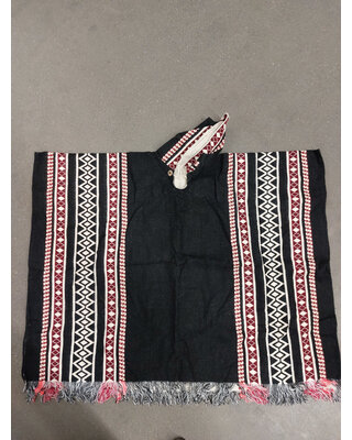 Poncho  Coquitos Zwart
