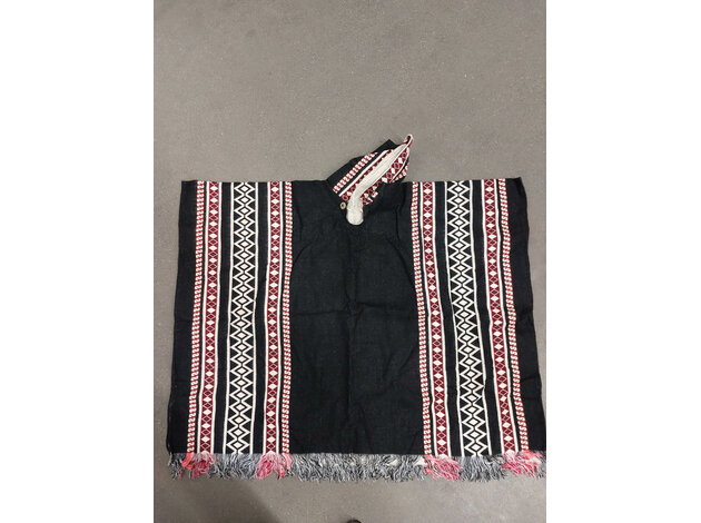Poncho  Coquitos Zwart