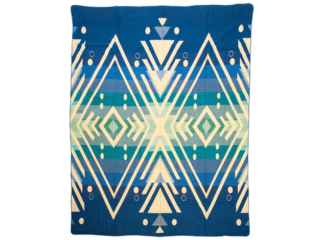 EcuaFina Free Pillow cover - Imbabura Blauw 40x60