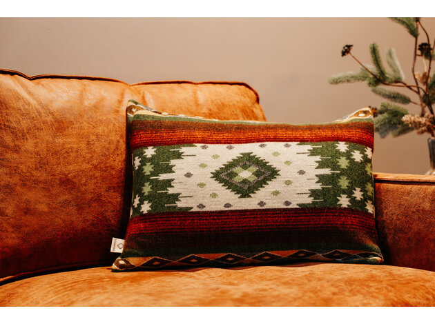 EcuaFina CUSHION COVER - Quilotoa Green 40x60