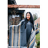 Poncho Coquitos gray - beautiful Andes motif - for women and men