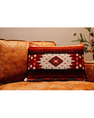 EcuaFina Pillow - Quilotoa Red