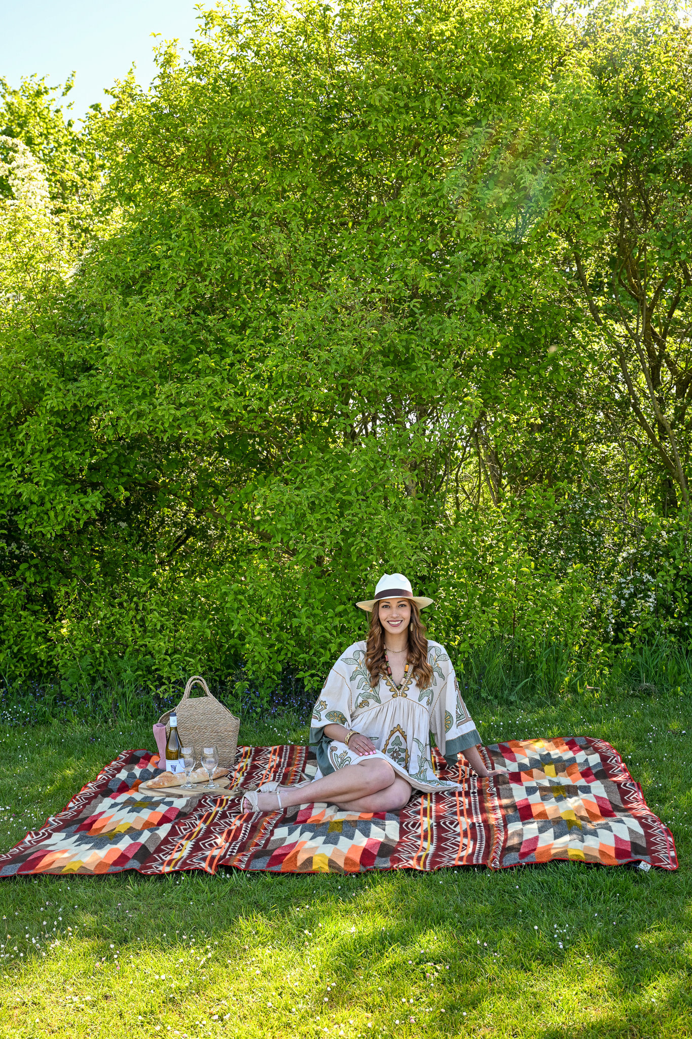 EcuaFina Picknickdeken Antisana Orange