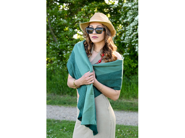 Shawl Hunter Seamless - 180 x 30 cm  groen