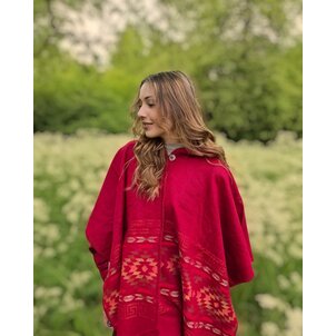 Rosanna Poncho - red