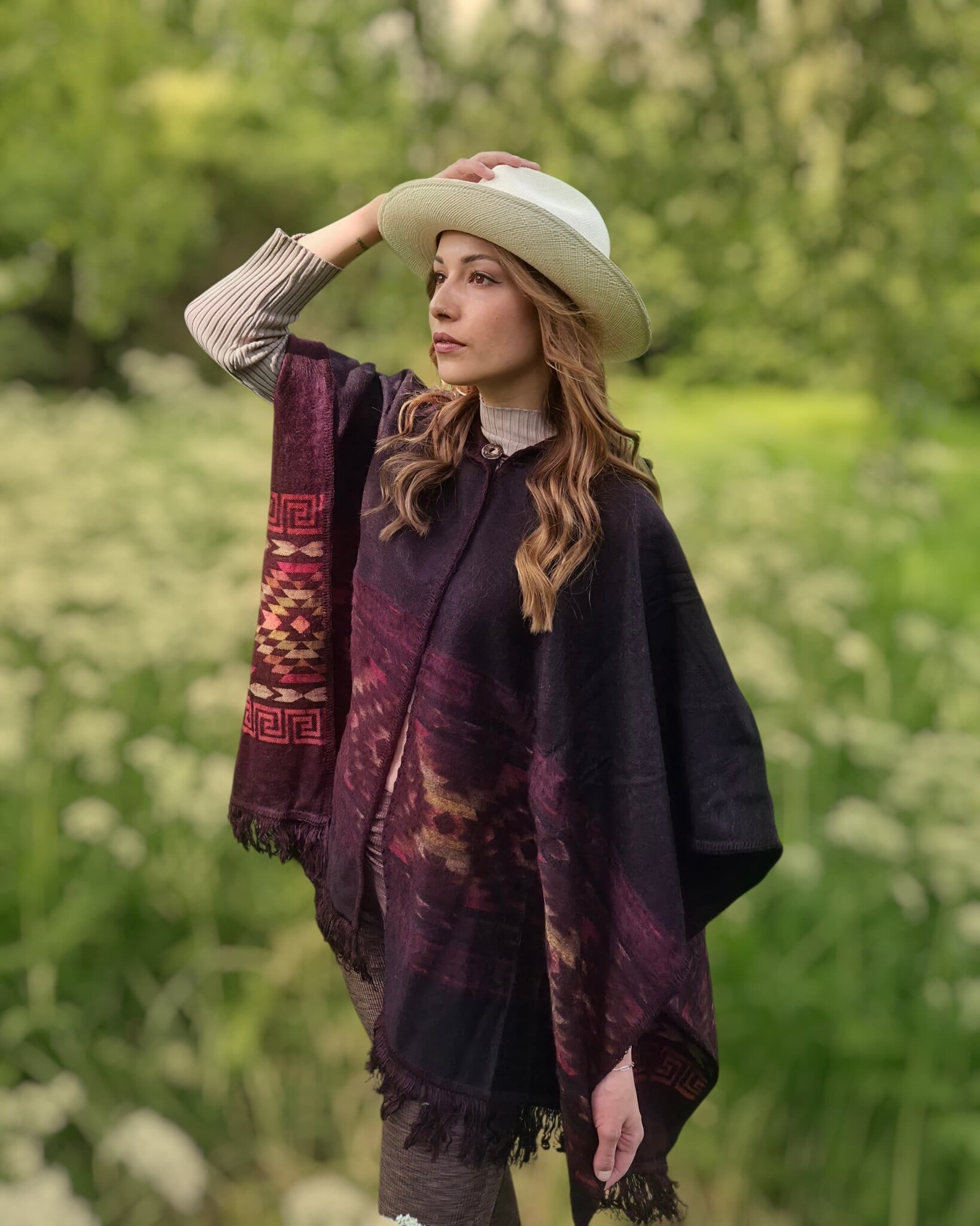 Poncho Rosanna - Bordeaux