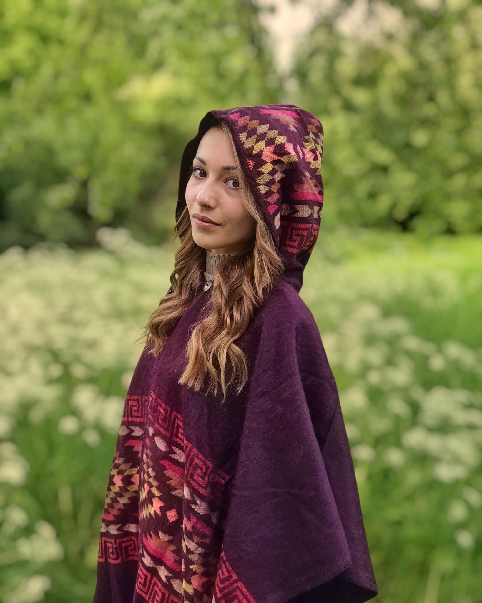 Poncho Rosanna - Bordeaux
