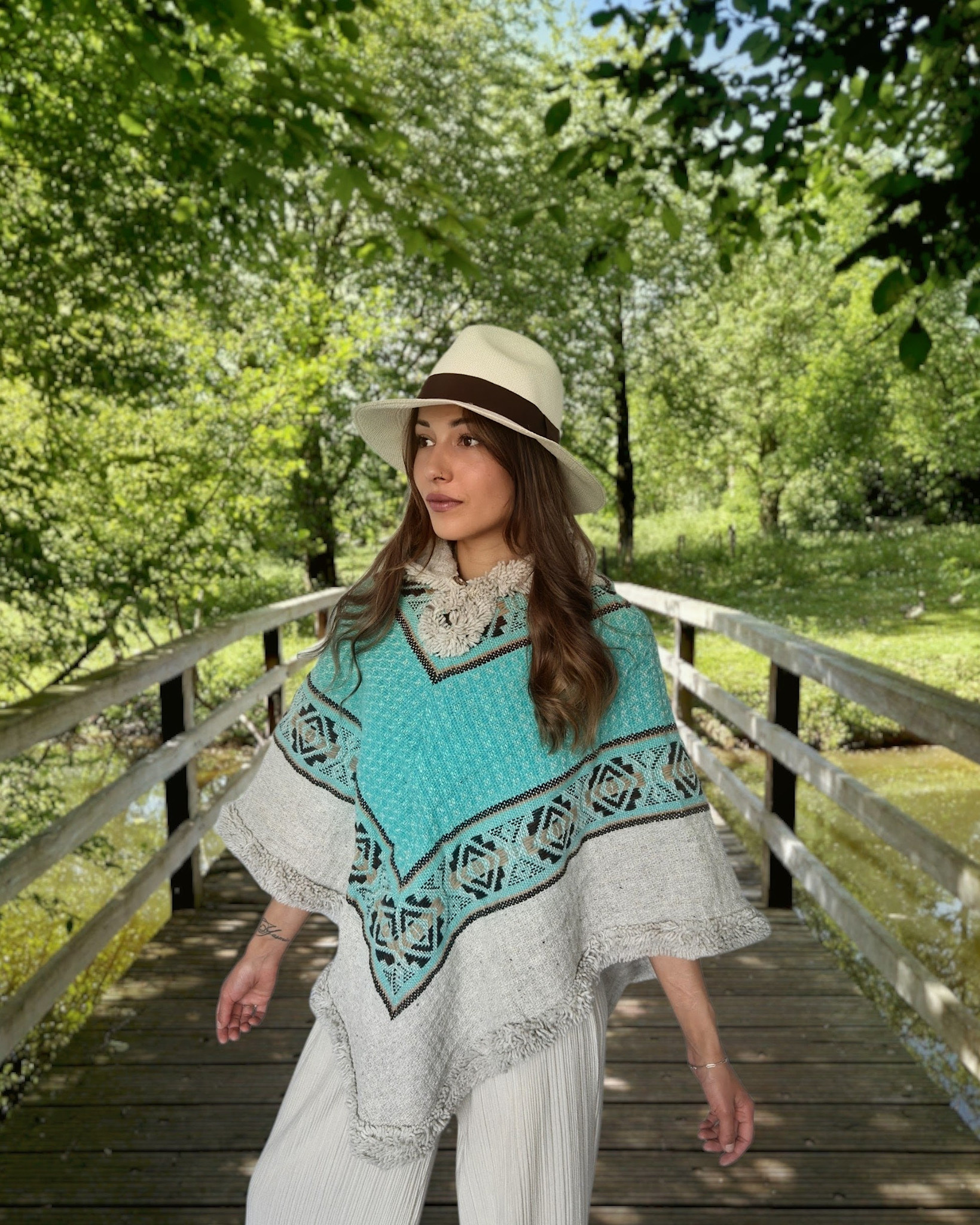 Poncho Rosanna - Triangle Mint