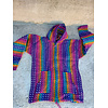 Colorful cardigan M - Purple