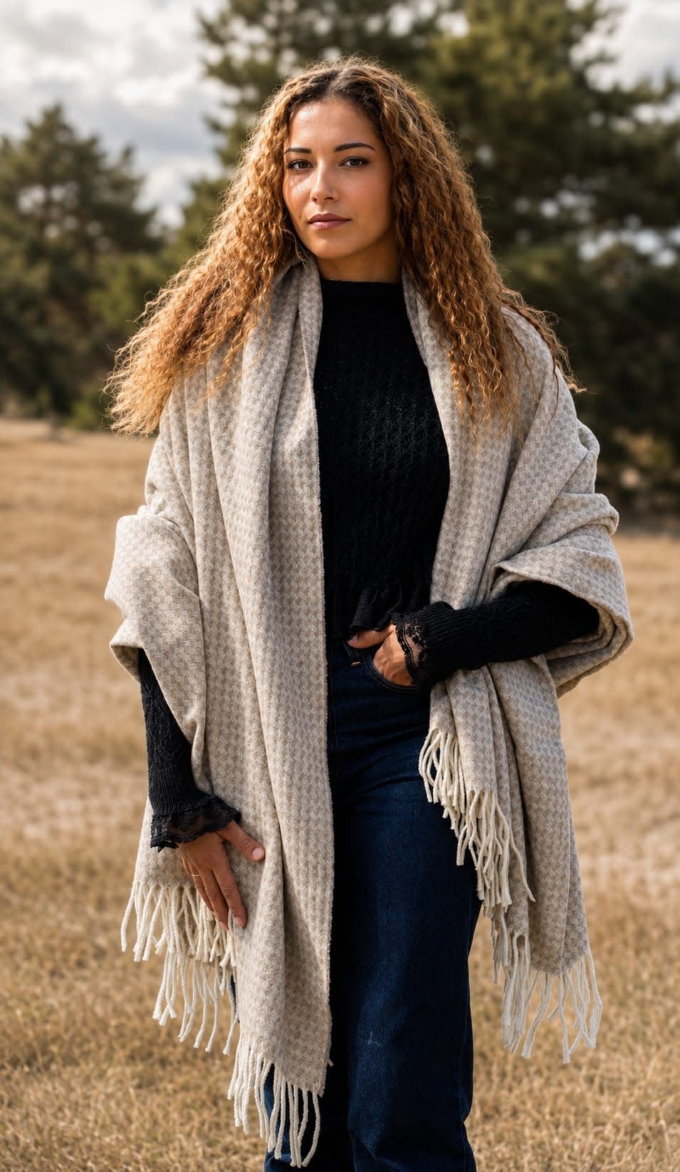 LANAVITTA Wool Scarf - Comfort Beige