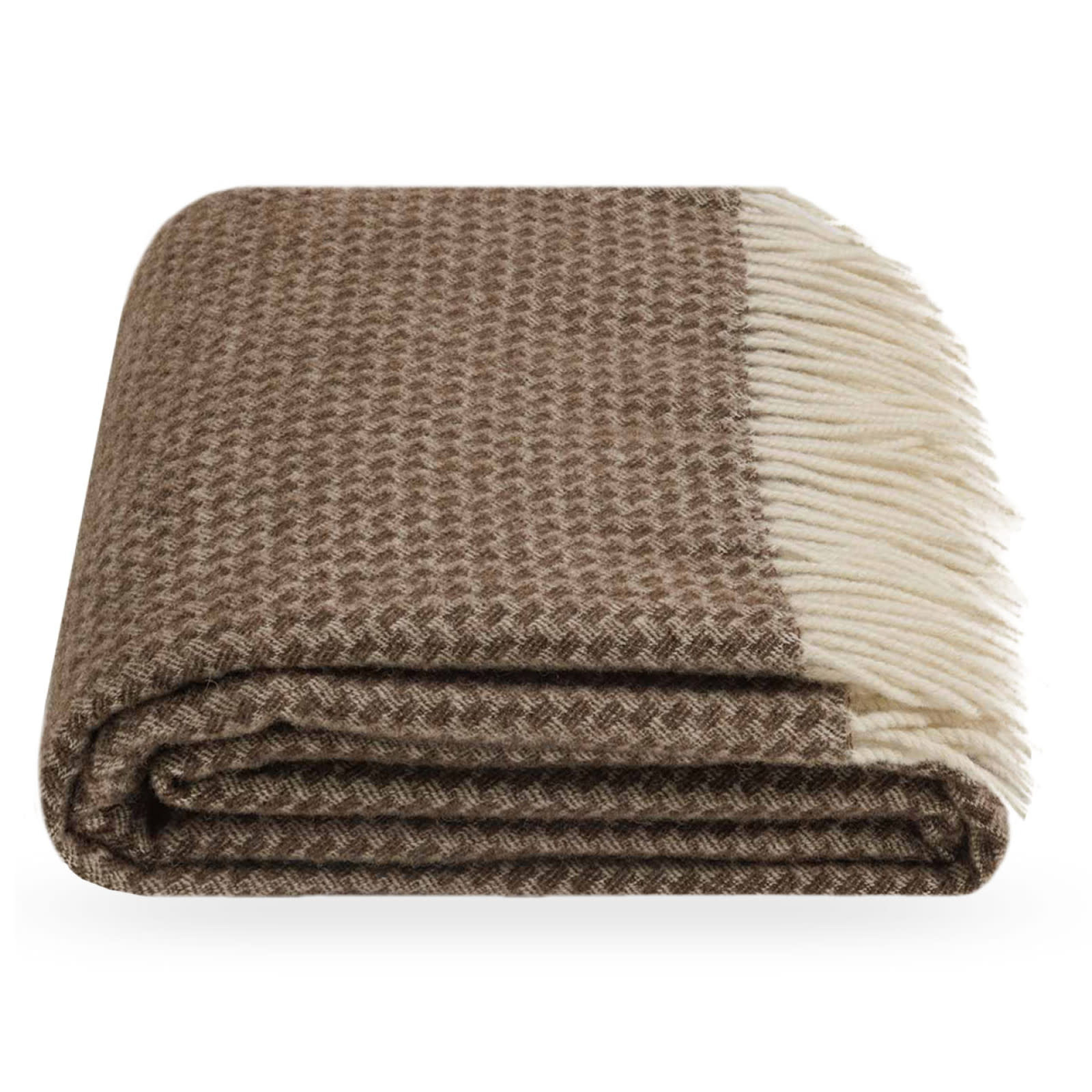 LANAVITTA Wool Shawl – Comfort Brown