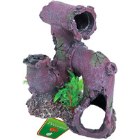 Boon aqua deco Boon Aqua Deco ornament polyresin gezonken buizen, 17 cm.