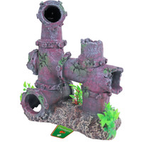 Boon aqua deco Boon Aqua Deco ornament polyresin gezonken buizen, 21 cm.