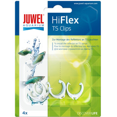 Juwel Juwel HiFlex klem T5 plastic, pak à 4 stuks.