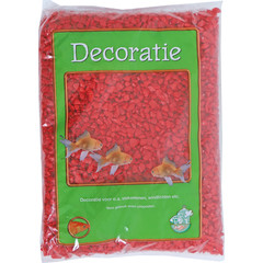 Boon Aqua Deco gravel rood, zak à 1 kg.